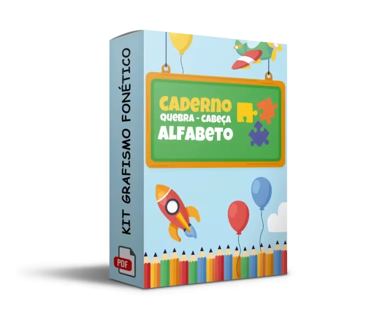 Caderno Quebra-Cabeça Alfabeto